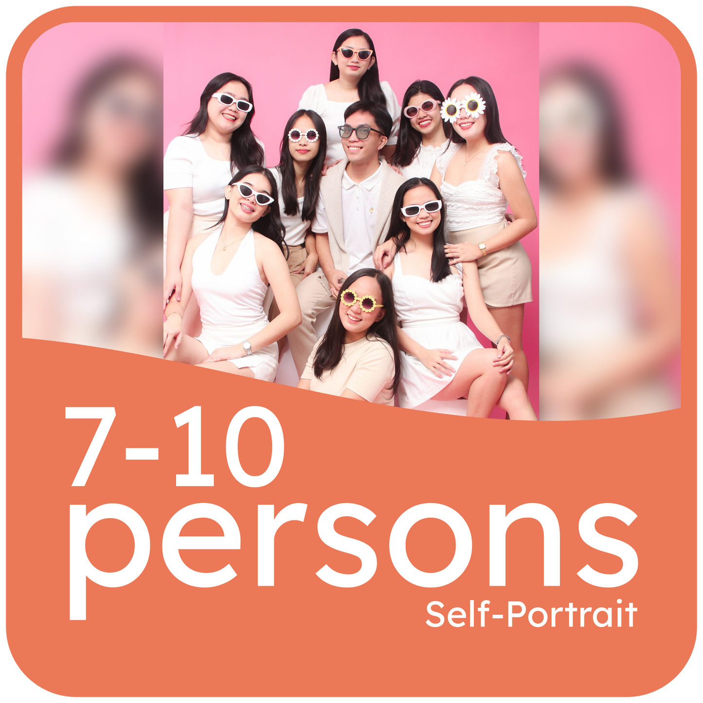 Groufie B (7-10 Persons)- Self-Shoot