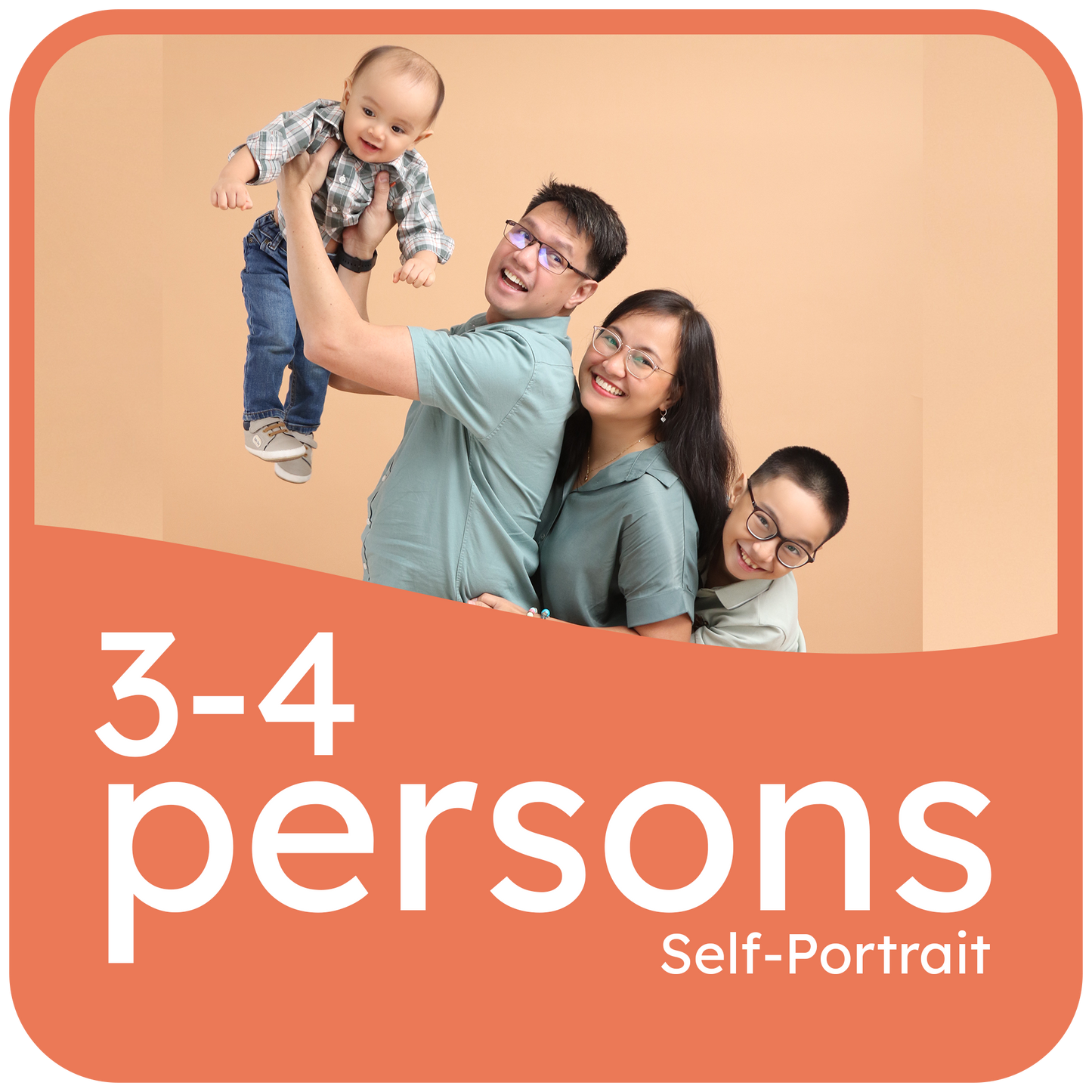 Selfie C (3-4 Persons)- Self-Shoot