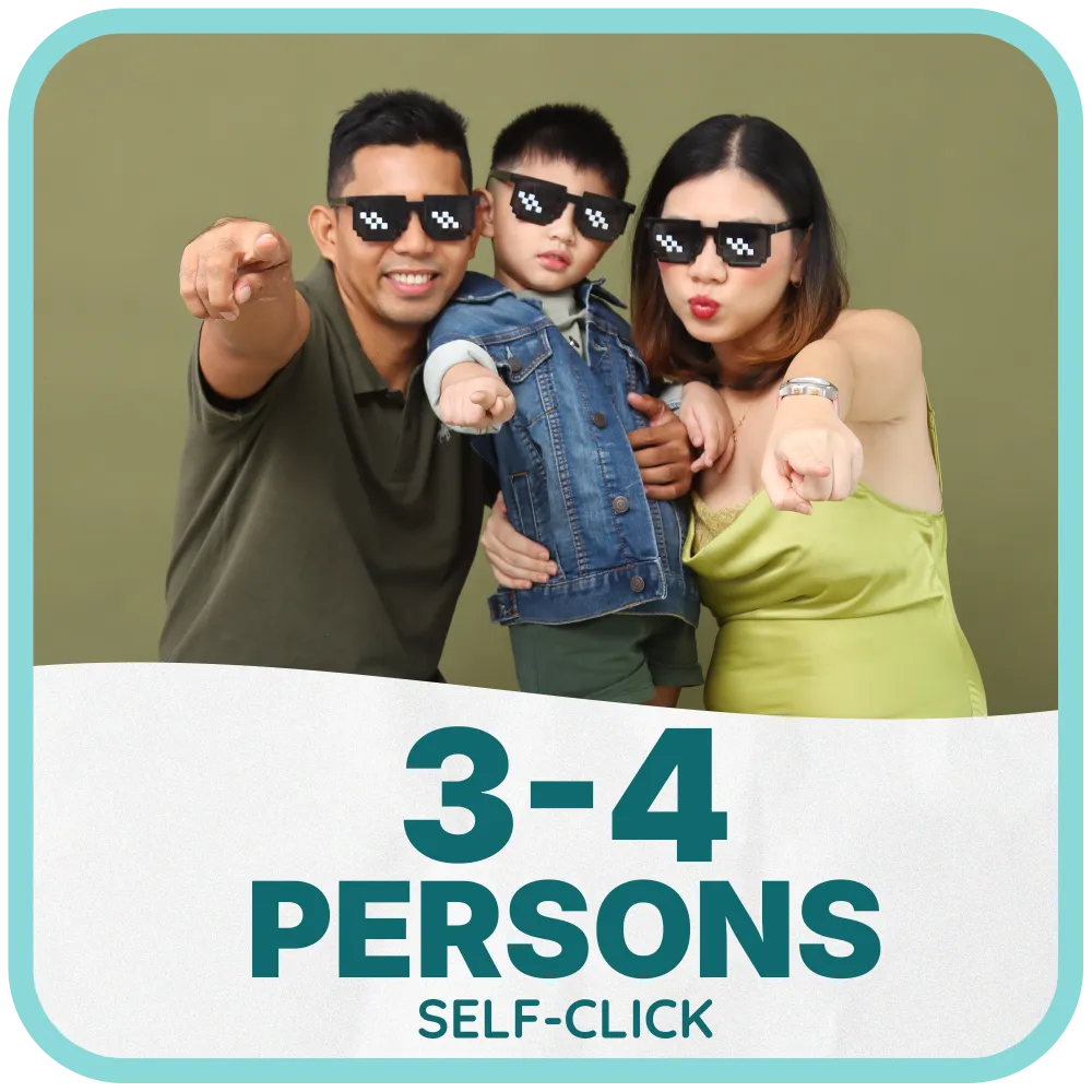 Selfie C (3-4 Persons)- Self-Shoot