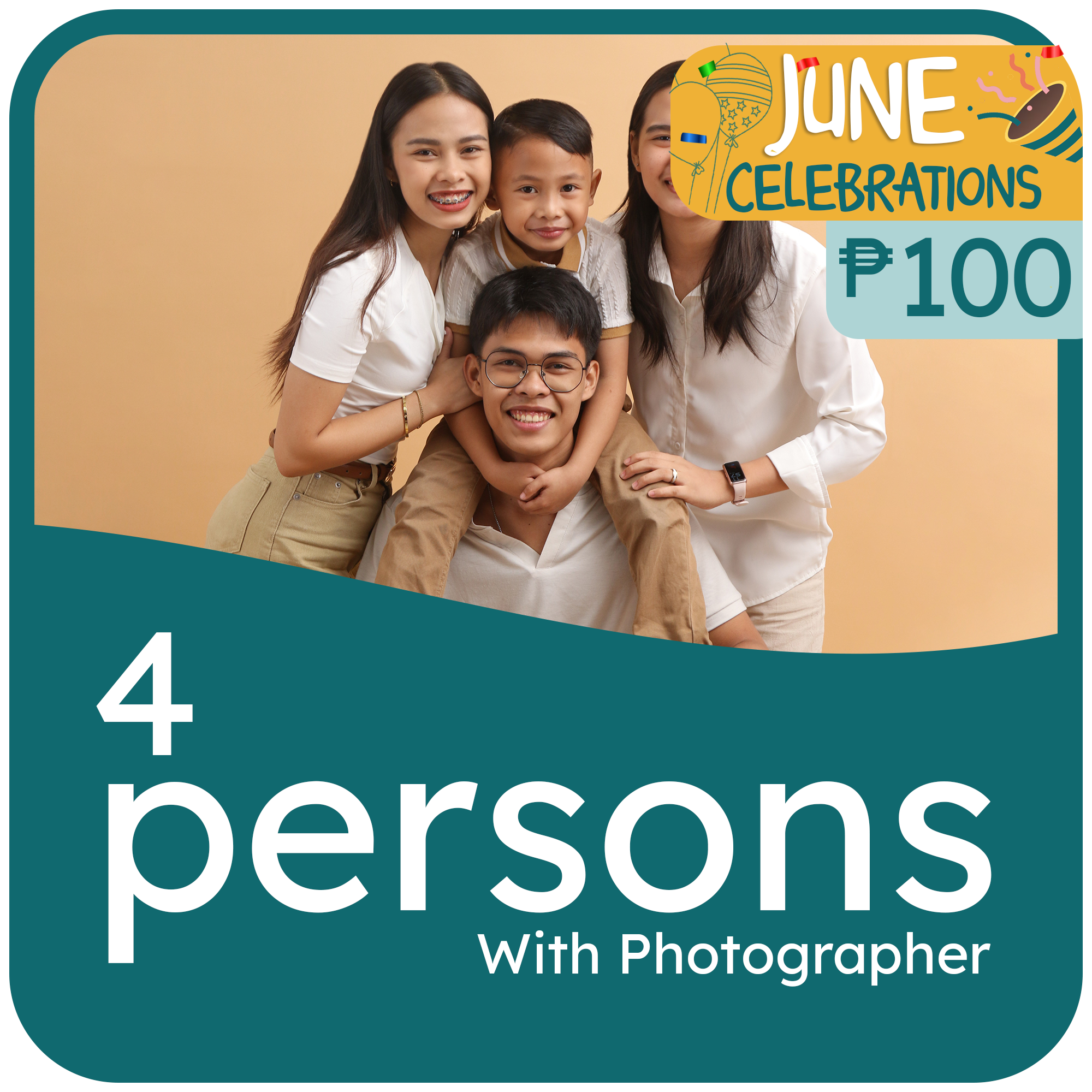 Creative B+1 (4 Persons)- With Photographer