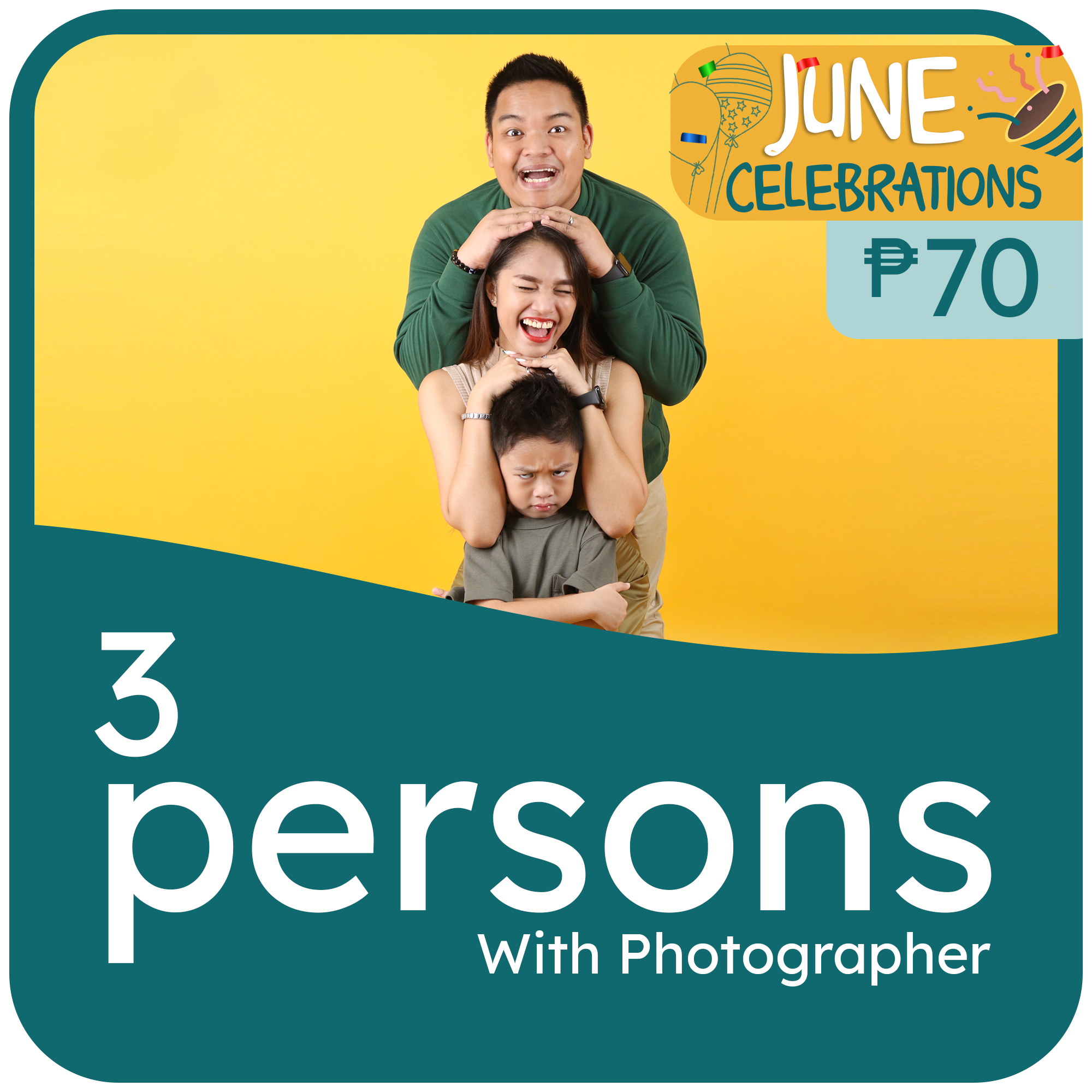 Creative B (3 Persons)- With Photographer