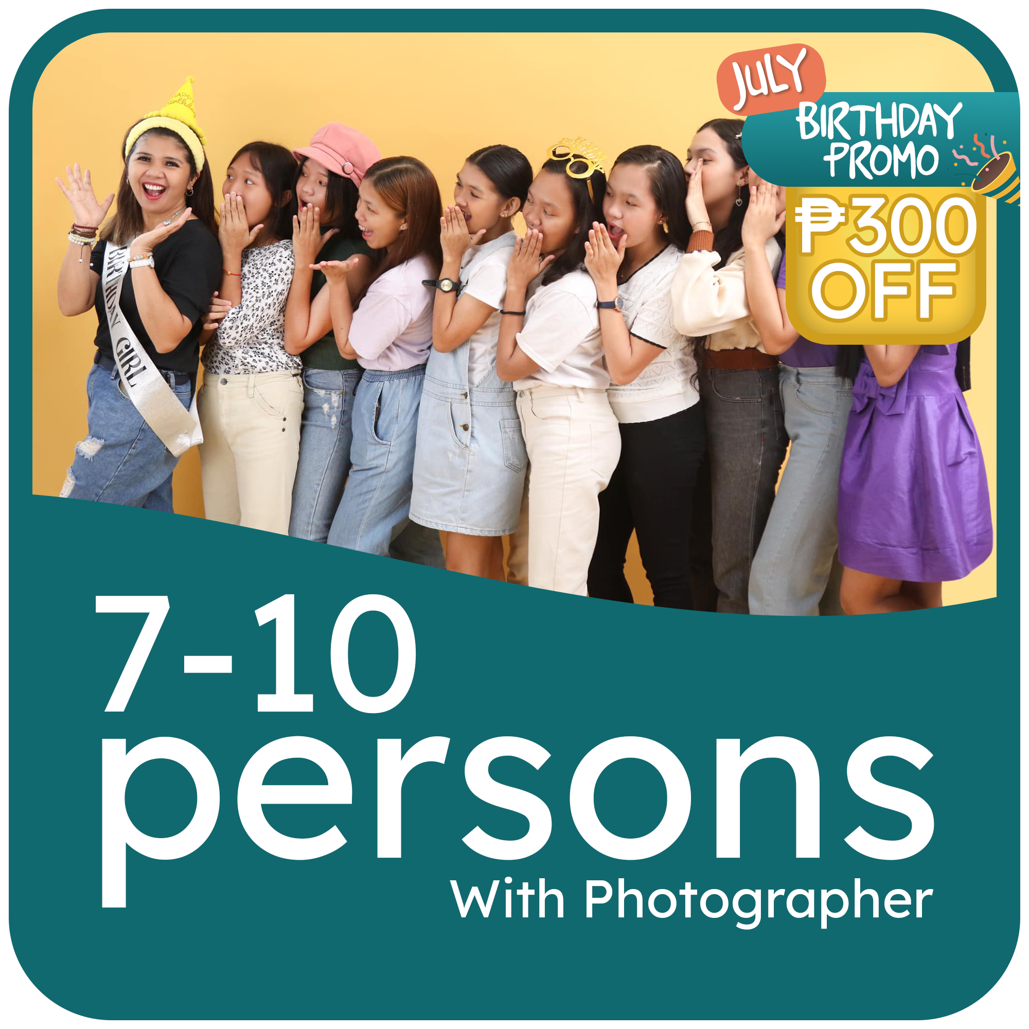 Creative Group (7-10 Persons)- With Photographer