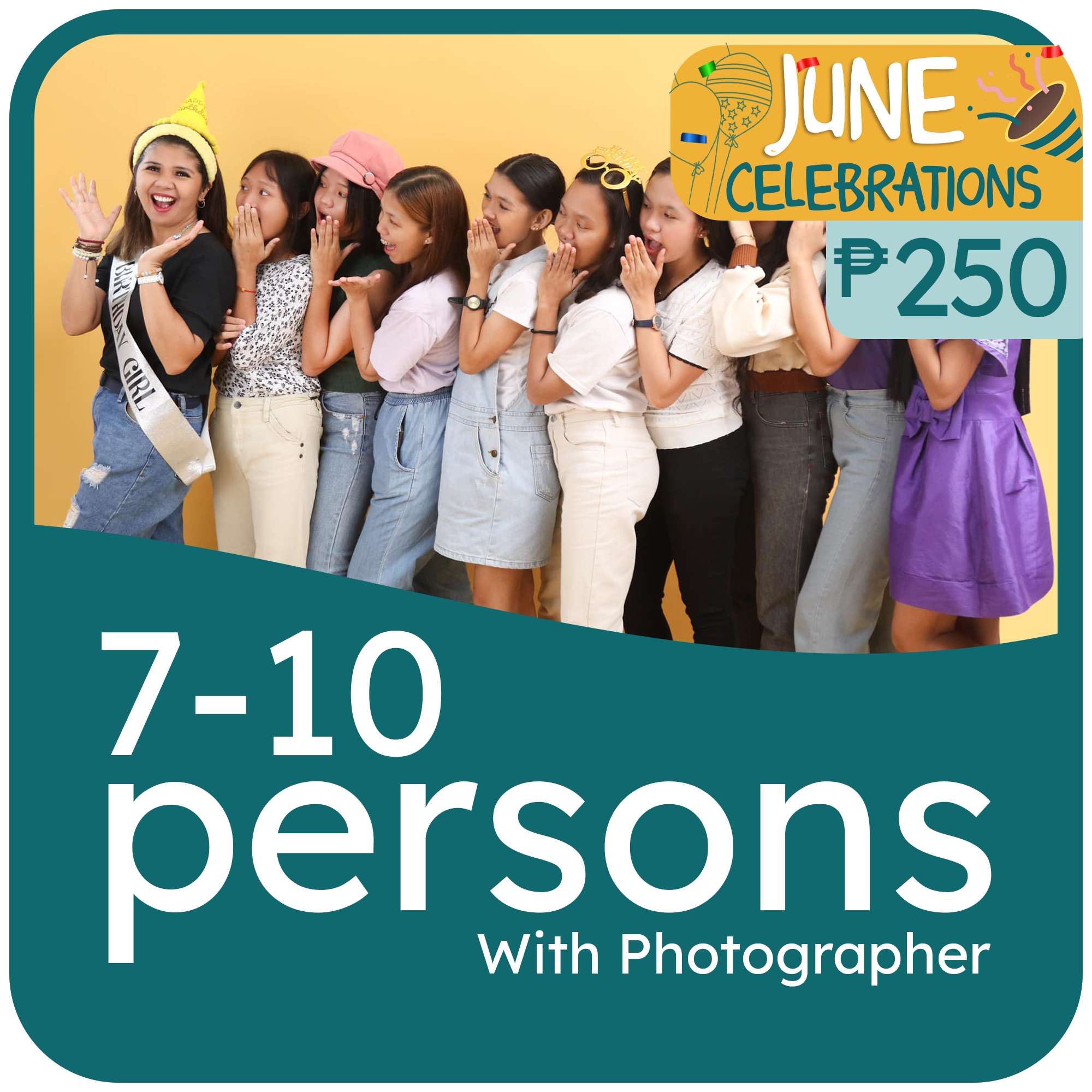 Creative Group (7-10 Persons)- With Photographer