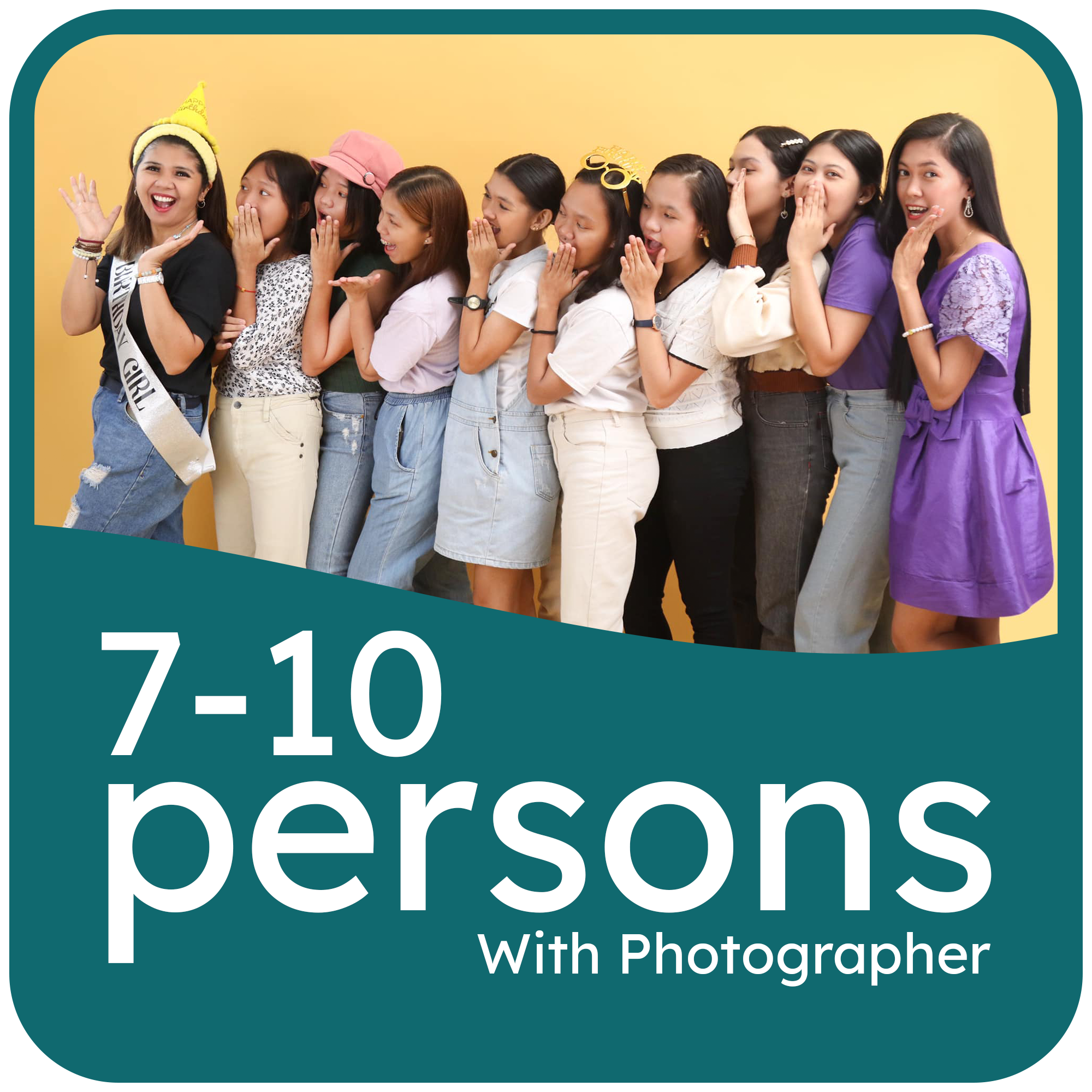 Creative Group (7-10 Persons)- With Photographer