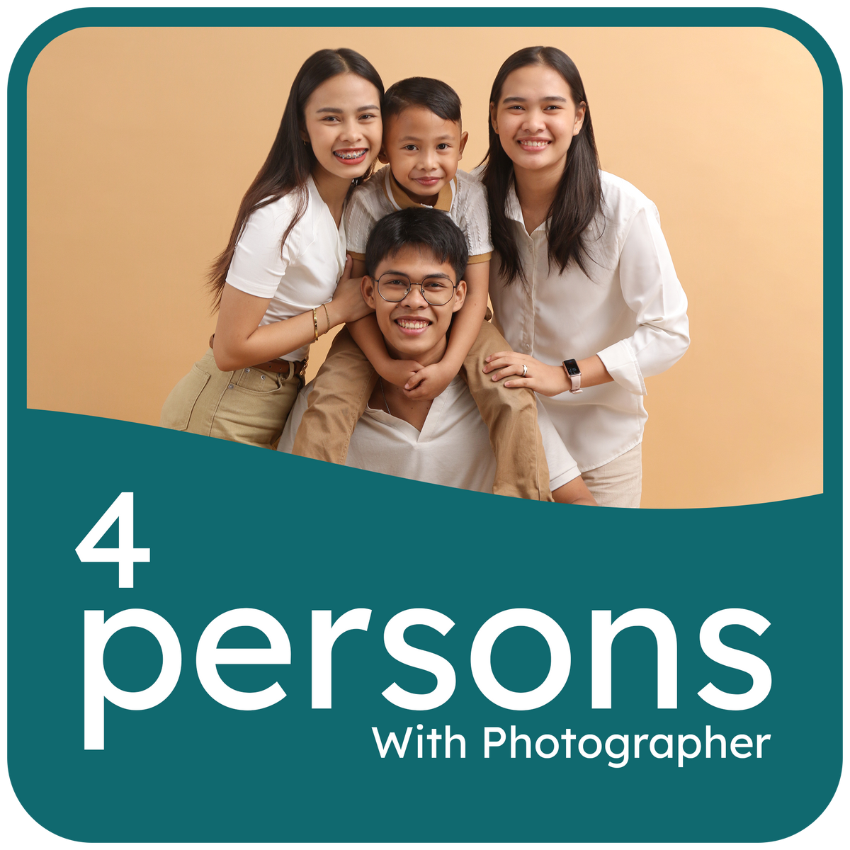 Creative B (3-4 Persons)- With Photographer