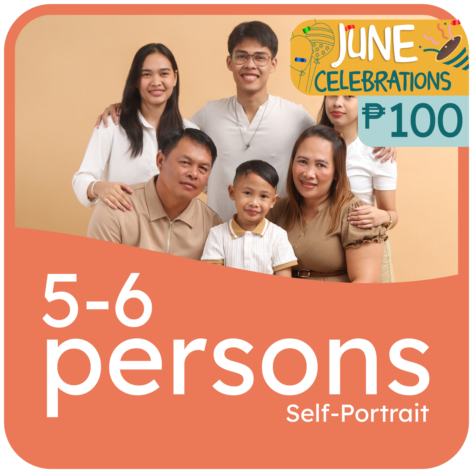 Groufie A (5-6 Persons)- Self-Shoot