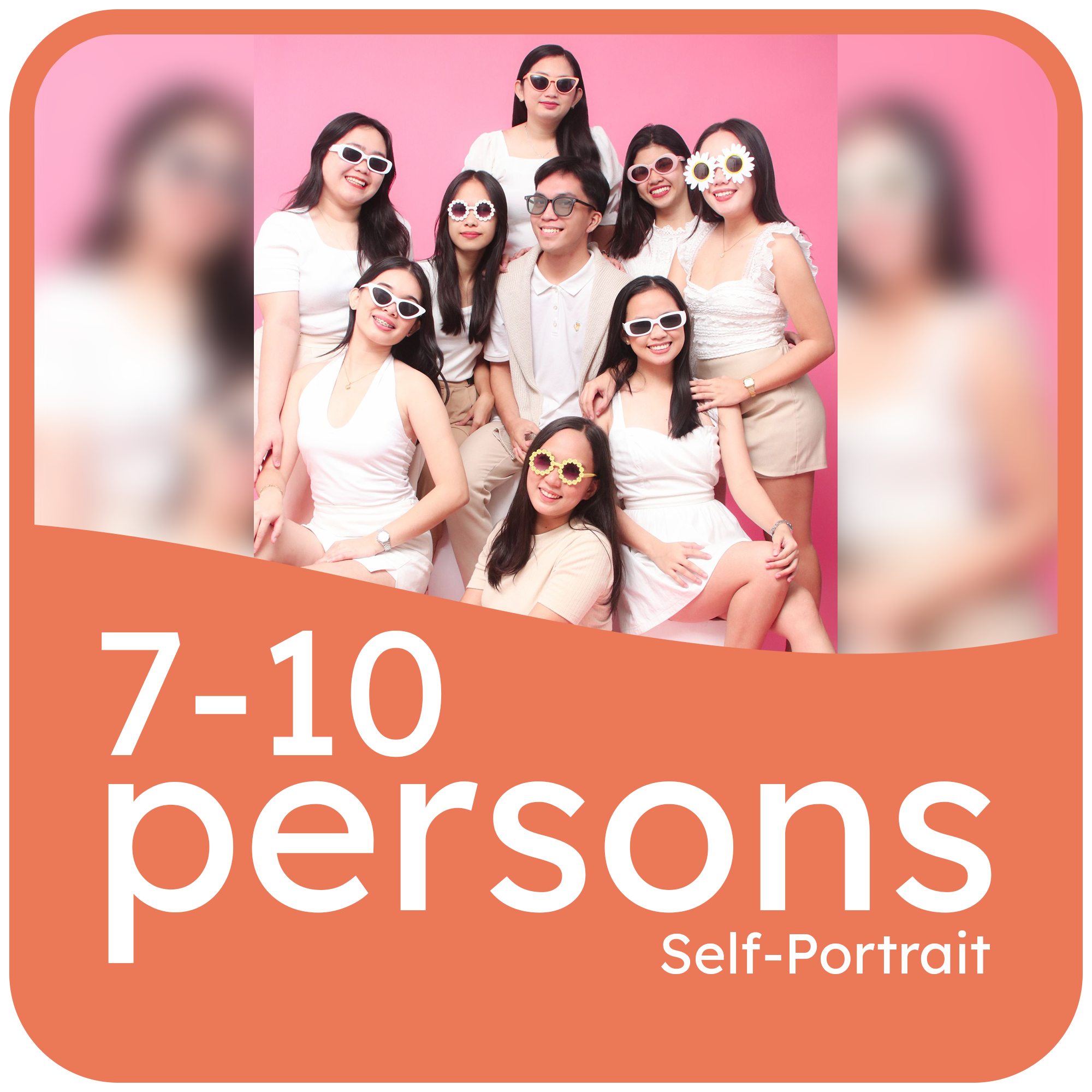 Groufie B (7-10 Persons)- Self-Shoot