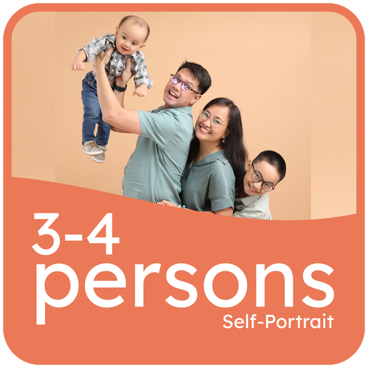 Selfie C (3-4 Persons)- Self-Shoot