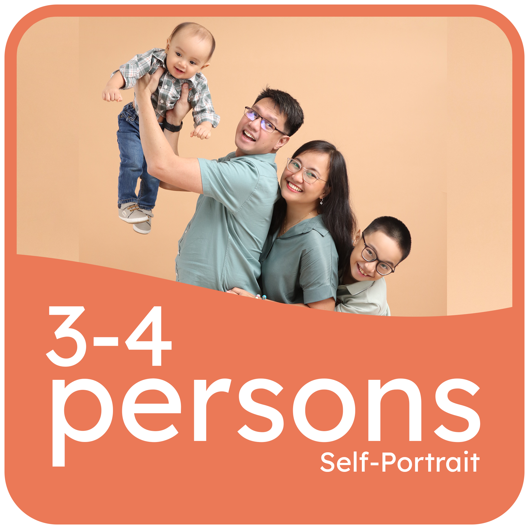 Selfie C (3-4 Persons)- Self-Shoot