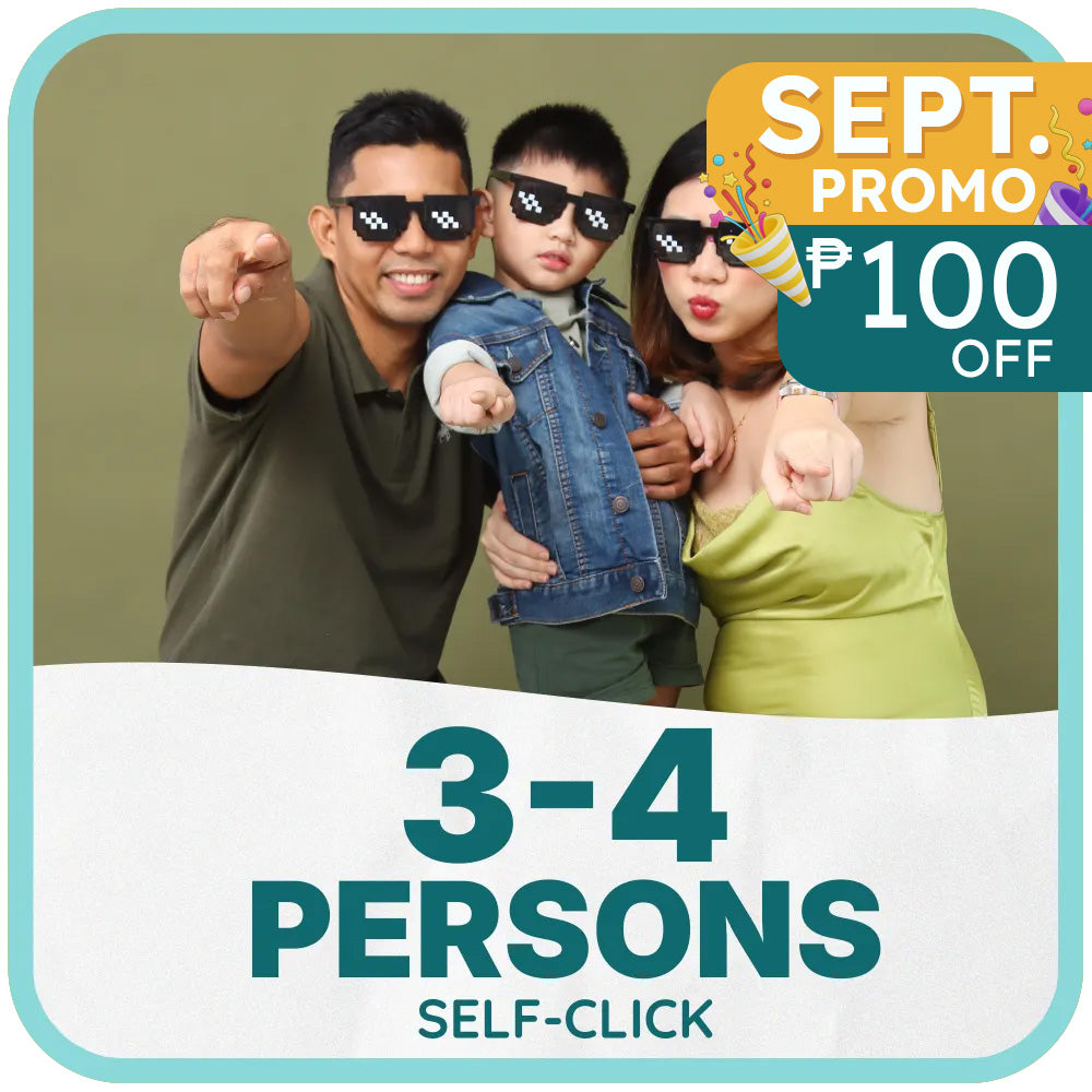 Selfie C (3-4 Persons)- Self-Shoot