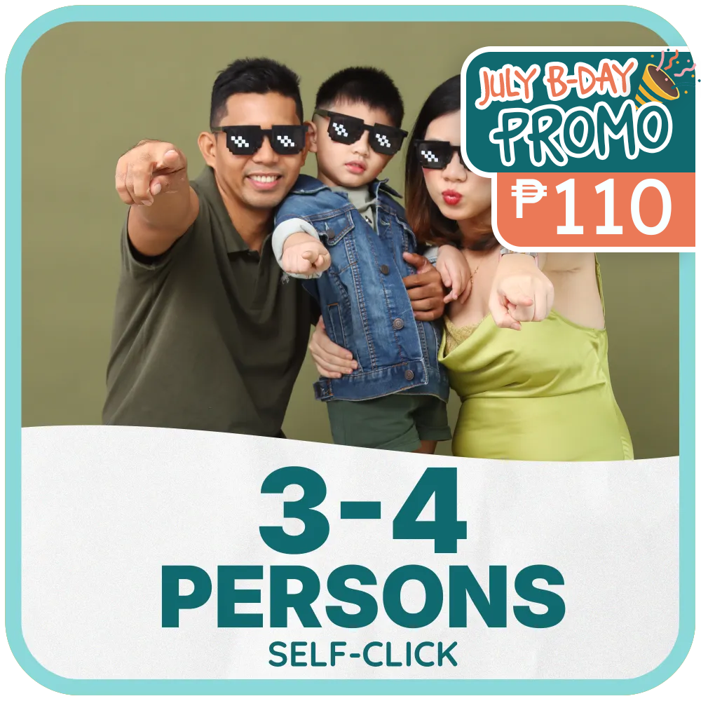 Selfie C (3-4 Persons)- Self-Shoot