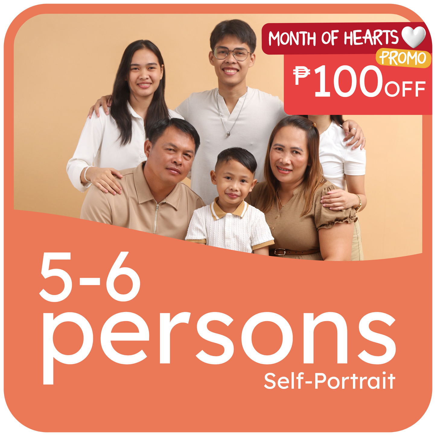 Groufie A (5-6 Persons)- Self-Shoot