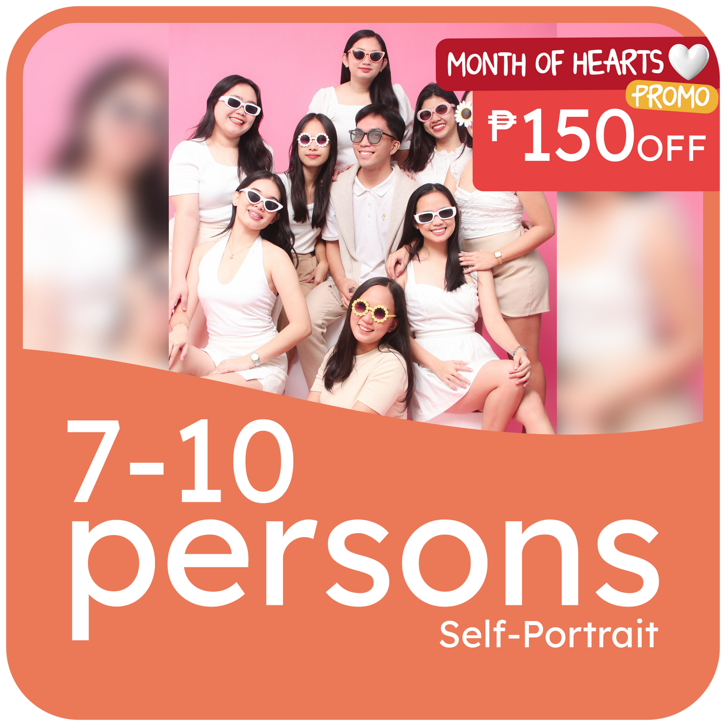 Groufie B (7-10 Persons)- Self-Shoot